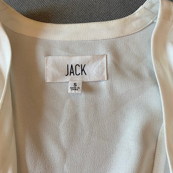 NWT Jack BB Dakota White Shrug Blouse - Picture 2 of 5